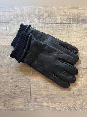 3M men’s size 2XL Thinsulate Insulation black leather winter gloves